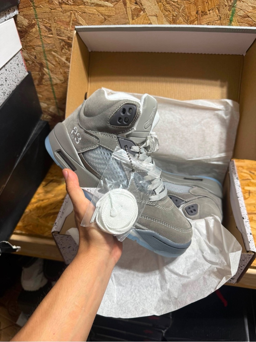 Air Jordan 5 Retro “Wolf Grey ” (Men’s Sizes)